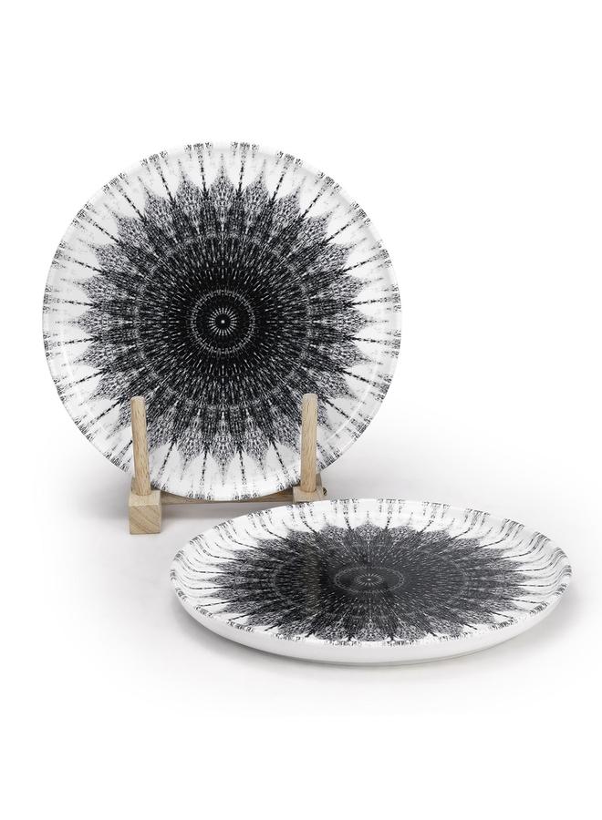 EDESSA Set Of 6 - Cosmo 20Cm Ceramic Dessert Plate, Multicolor - Image 3